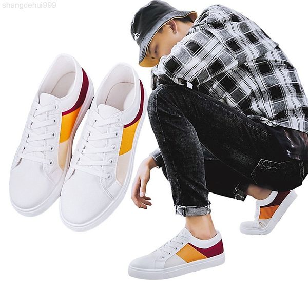 

men's skate casual shoes canvas sneakers 41419, Black