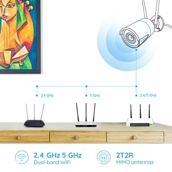 

cameras reolink 4mp wireless ip camera wifi 2.4g/5ghz onvif infrared night vision waterproof outdoor indoor home surveillance rlc-410w