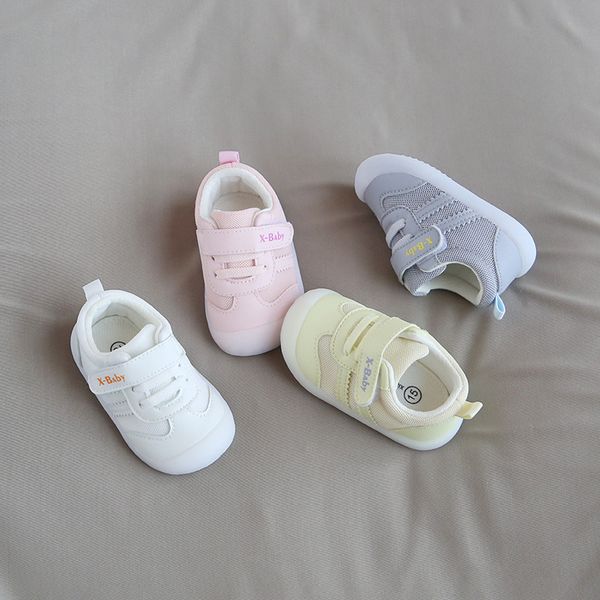 

baby shoes 2021 autumn new 1-3 year old boys girls fruit pattern soft bottom toddler shoes non-slip, Black;red