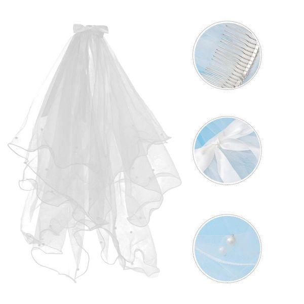 

bridal veils 1pc bride wedding dress veil elegant romantic party, Black