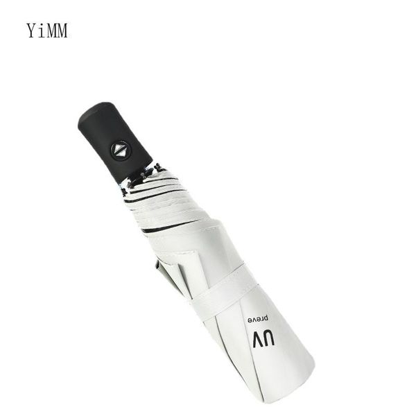 

umbrellas uv anti-saiqing automatic umbrella dual-use folding sun tri-fold sunshade 2021