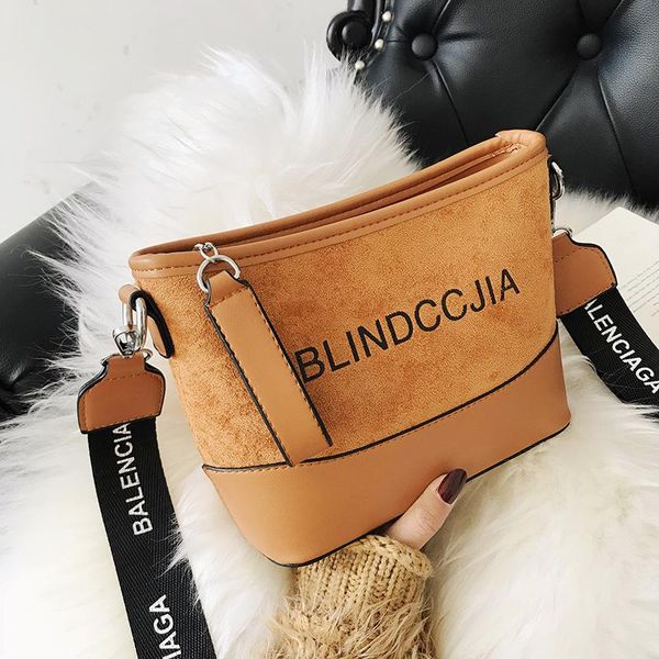

bag female fashion frosted street single shoulder student korean version versatile broadband messenger waist bags