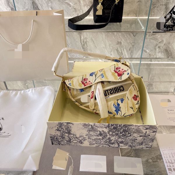 

jacquard handbag christian 2021 new embroidered fusang letter saddle bag fashion portable messenger women's bagitod