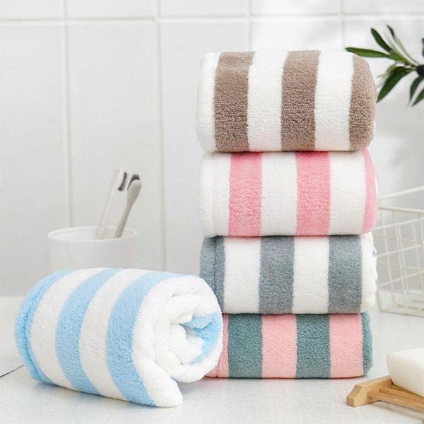 

shower caps water absorption quick dry stripe bath cap magic microfiber bathing bathroom hair towel hat cute wrap long t l3z0