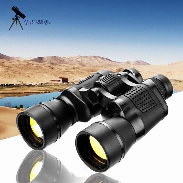 

telescope & binoculars 10x50 long range hd high power optical glass lens low light night vision for hunting scope