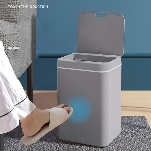 

smart sensor trash can household kitchen bathroom storage bin in stocka21