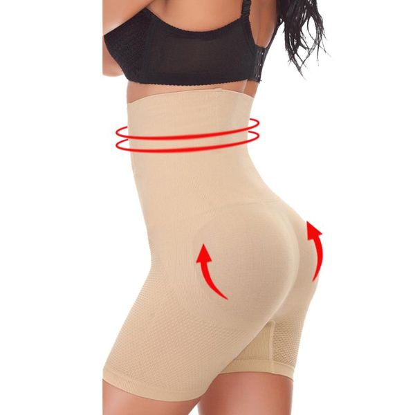 

women's shapers women slimming panties high waist tummy control briefs female trainer shaping weight loss bulifter shapewear underwear, Black;white