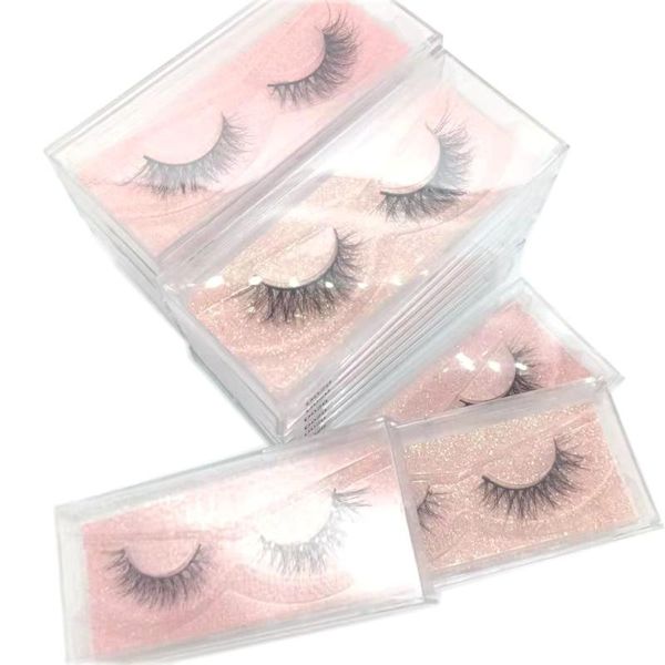 

false eyelashes makeup 3d mink lashes fluffy soft wispy natural cross eyelash extension reusable make up