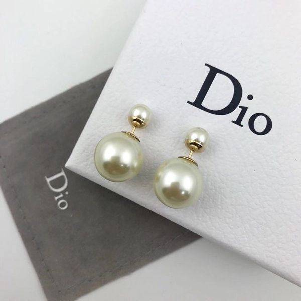 

special offer 75% off outlet online 925 silver needle size pearl earrings for women's high-end style fashion simple earrings net red