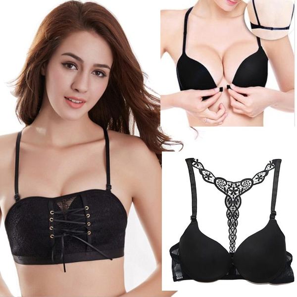 

bras fashion seamless push up bra for women girls thin cup breathable brassiere underwear lingerie female ladies, Red;black