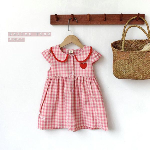 

girl's dresses mihkalev pattern turn down collar baby girl plaid pleated tutu dress for kids clothes girls birthday party dance, Red;yellow