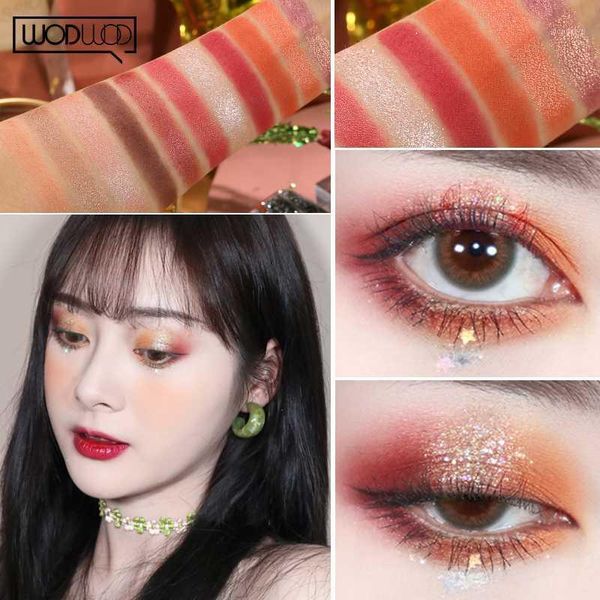 

sale make up eye shadow palette powder matte shimmer pigmented warm earth color1