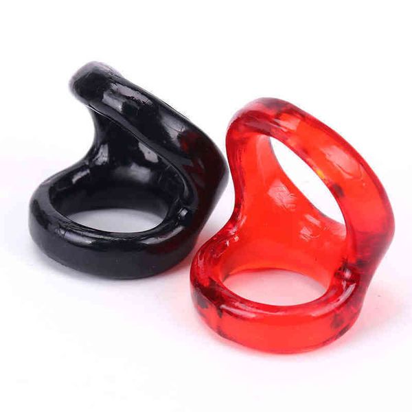 NXY Cockrings New Double Rings Fine Delay Eiaculazione Uomini Cock Sex Toys per Penis Lock Ring Prodotti per adulti 1214