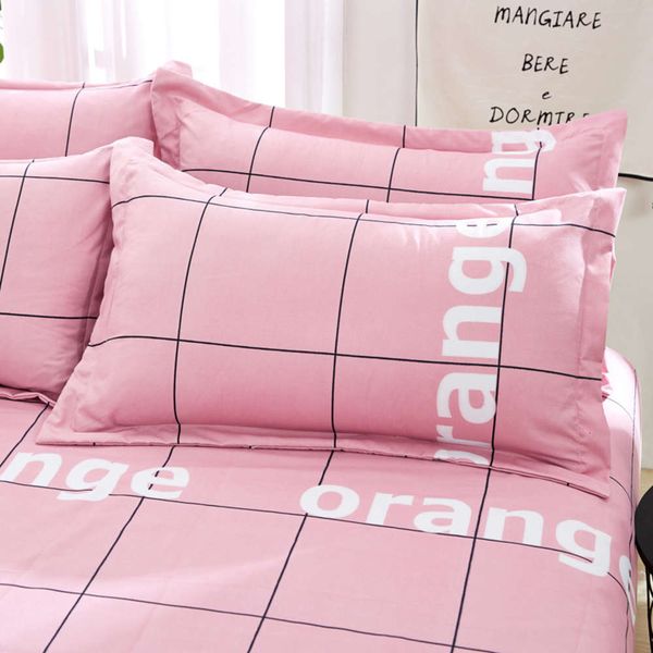 

fashion all cotton matte pillow case one pair single envelope 48x74 item