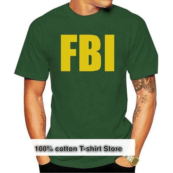 

men's t-shirts fbi t shirt custom sizes and colors, White;black