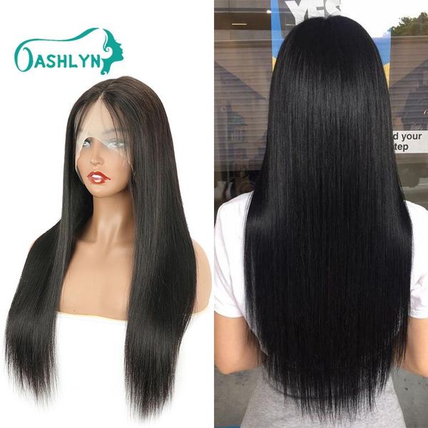 

straight t part lace wig human hair wigs brazilian remy 150% density for women, Black;brown
