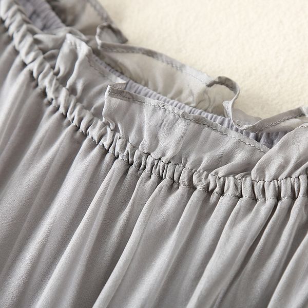 

2021 summer new suspender vest fairy dress hangzhou silk skirt, White;black