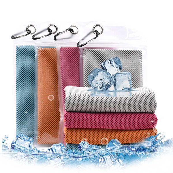 

towel quick drying instant chilly cooling microfiber ice for gym fitness jogging