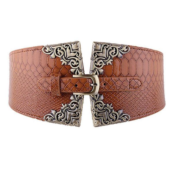 Cintos Bonjean Crocodile Pattern Decorative Ladies Belt Classic Wild Wild minimalist tiras de cintura para acessórios de vestuário BJ2000