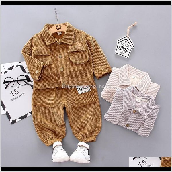 

sets clothing baby maternity drop delivery 2021 toddler kids baby boys girls jacket coat shirt pants 3pcs outfit clothes set vqkla, White
