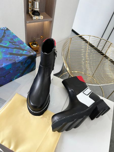 

designer wonderland ranger beaubourg women ankle boots womens calfskin martin booties fashion boot luxurys ladies discovery flat bottom warm, Black