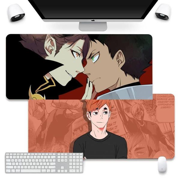 

mouse pads & wrist rests haikyu gaming player desk laprubber mat pad company xl large keyboard pc takuo anti-slip comfort