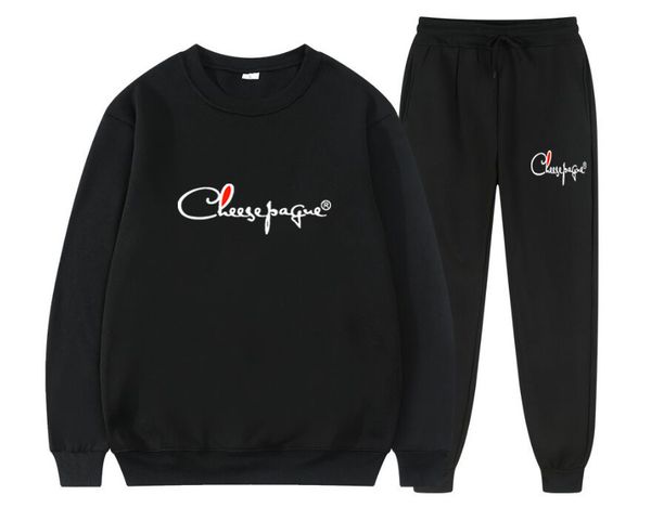 

men's tracksuit suit 2022 spring winter warm brand printing tracksuits mens casual solid sweatpant set jogging suit plus size 3xl, Gray