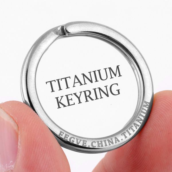 

titanium brass zirconium stainless steel material key rings luxury car man keychain buckle for male creativity gift wholesale, Silver