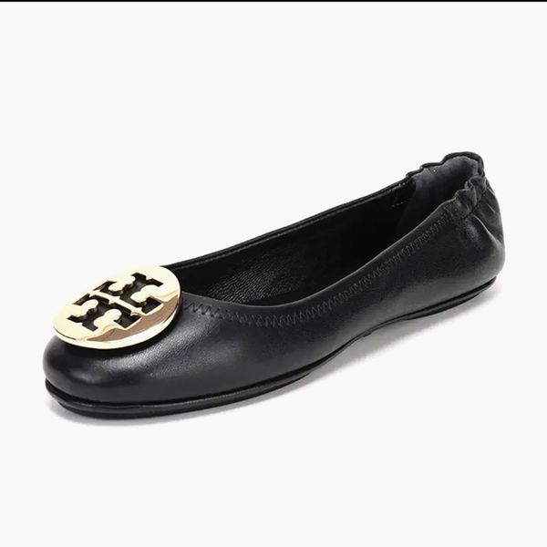 

2021 spring and new tb single leisure round head leather soft bottom autumn shoes women's worker zuo professional, Black