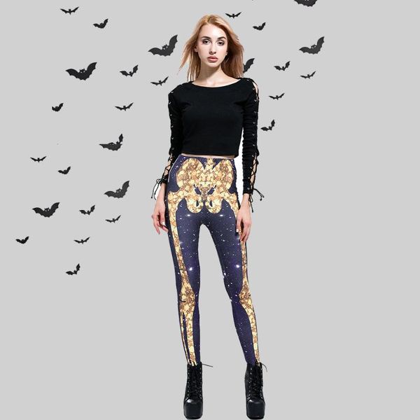 

women's pants & capris halloween costume ghost print tight high waisted women leggings fashion casual festival 2021, Black;white