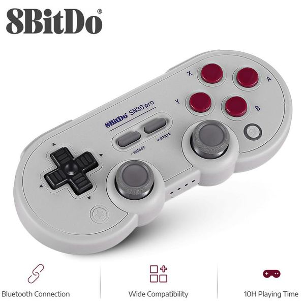 

game controllers & joysticks 2021 8bitdo sn30 pro g sn wireless bluetooth gampad controller with joystick for switch steam windows android m