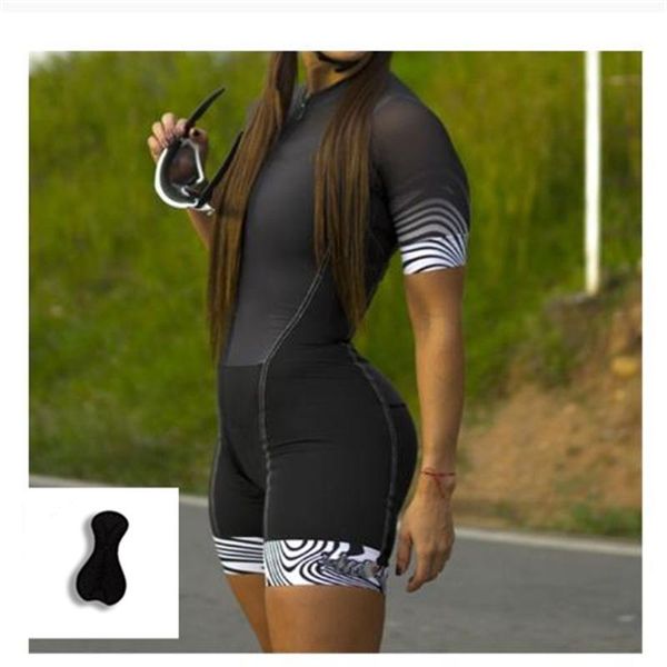 

racing sets 2021 summer cycling jersey set, bicycle women's short bike breathable sleeve custom triathlon jumpsuit, Black;blue