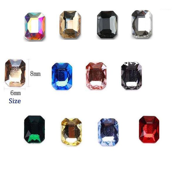 

20pcs/lot shaped crystal flat back rhinestones different shapes crystals dmc for nail art decorations1, Silver;gold