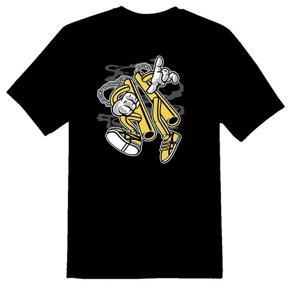 

nunchaku man cartoon guy tee shirt black or white, White;black