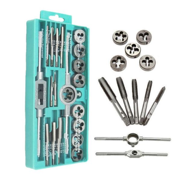 

hand tools 8/12/20pcs die wrench kit screw tap set external thread cutting tapping tool maker metric wrenchs