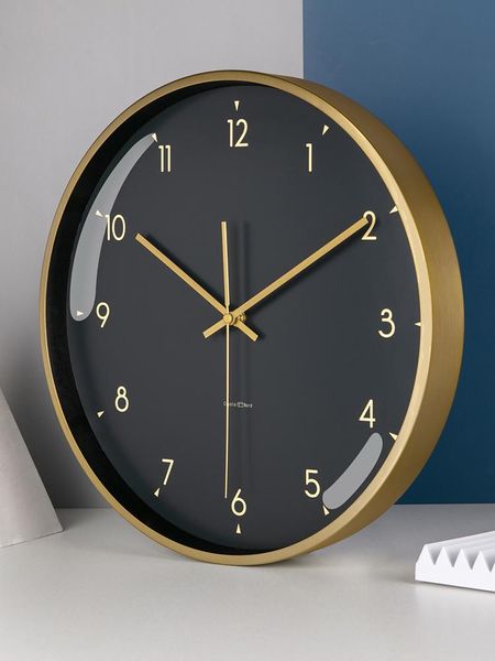 Relógios de parede Moda Modern Clock Silent Clássico Grande Bonito Nórdico Simples Royal Style Reloj de Pared Room Decor Bd50WC