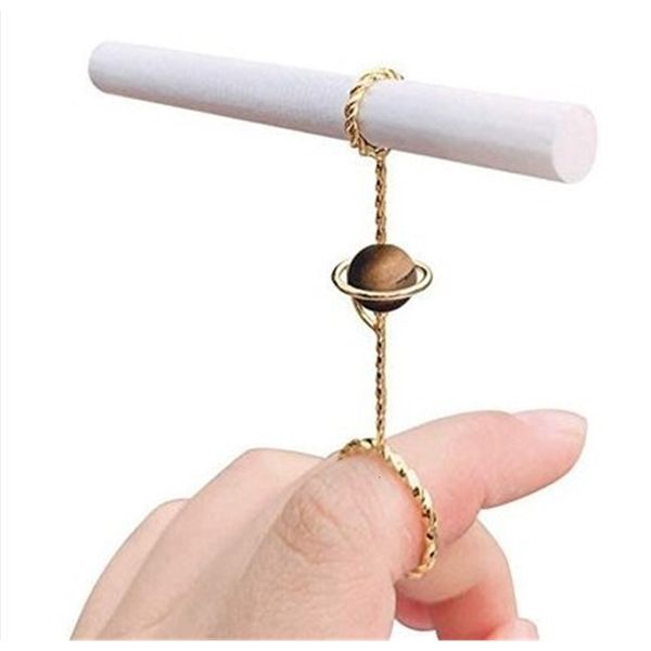 

creative blue planet natural stone play smoking ring cigarette holder, Silver