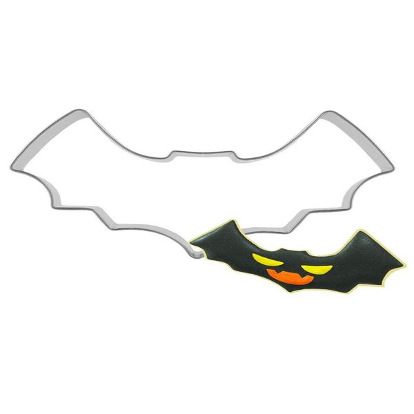

baking moulds halloween stainless steel bat ghost cookie cutter party cake decorating fondant cutters tool cookies mold
