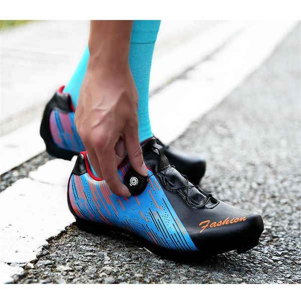 

cycling footwear professional road difference lock shoes men wear-resistant breathable non-lock hard bottom mountain bike, Black