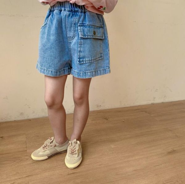 

arrival girls boys denim shorts summer fashion kids 2-7 years cy224, Black