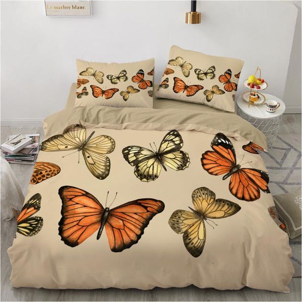 

duvet cover set pillowcase euro 2.0 1.5 family for home 3d luxury bedding bed linen linings 4 piece butterfly sets