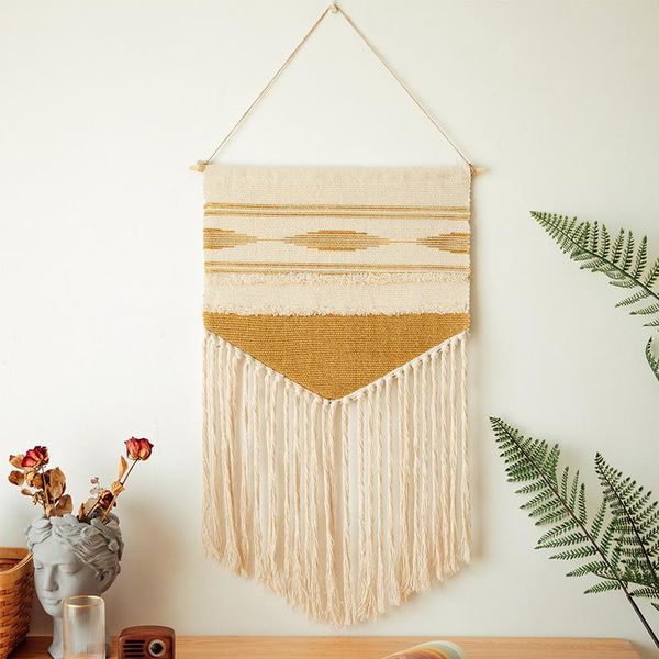 

tapestries vintage boho hanging tapestry fabric macrame decoration watt-hour meter box cover el blanket home office wall decor