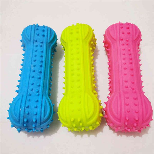 

new pet dog toy chew squeaky rubber toys non-toxic rubber toy funny bone for cat puppy baby dogs interactive game
