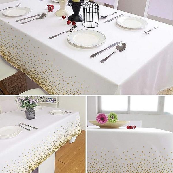 

table cloth satin tablecloth rectangle overlays wedding home dining cover happy birthday party banquet decorations