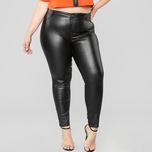 

women's pants & capris fashion women solid black womens high waisted button casual pencil trousers calÃ§a feminina#, Black;white