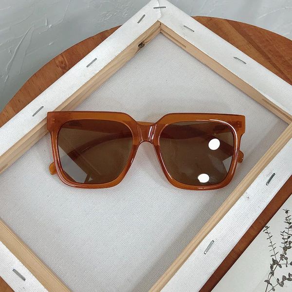 

sunglasses square for women wholesale retro easy matching, White;black