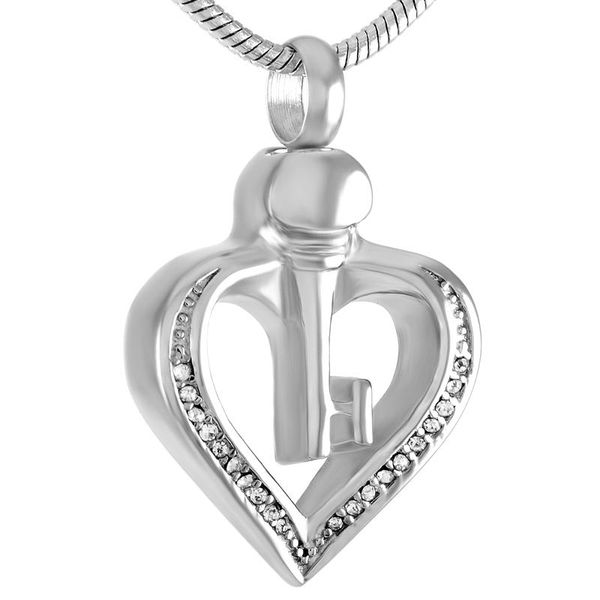 

pendant necklaces stainless steel pet or human heart keepsake beautiful hollow cremation ashes urn necklace for women,, Silver