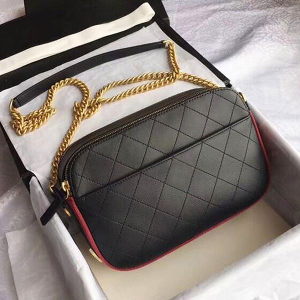 

75% off luxury handbag new lingge camera korean chain small square shoulder cowhide women's bag fashion leisure cross bag fashion dpkk