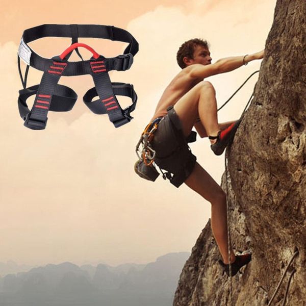 

cords, slings and webbing professional outdoor sports safety belt rock mountain climbing harness waist support half body aerial survival