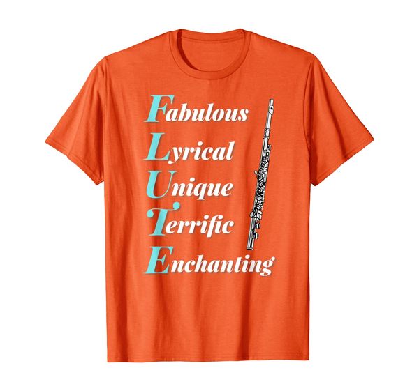 

Flute Acrostic Poem Shirt - Music Lovers Regular Fit Shirt, Mainly pictures